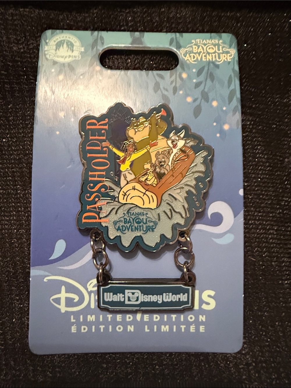 Disney Passholder Tiana's Bayou Adventure Limited Edition Pin